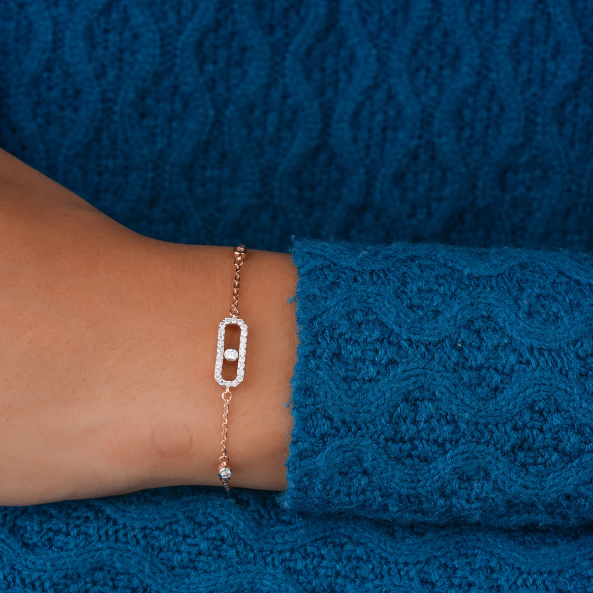 Move Classic Pave lab Diamond Bracelet